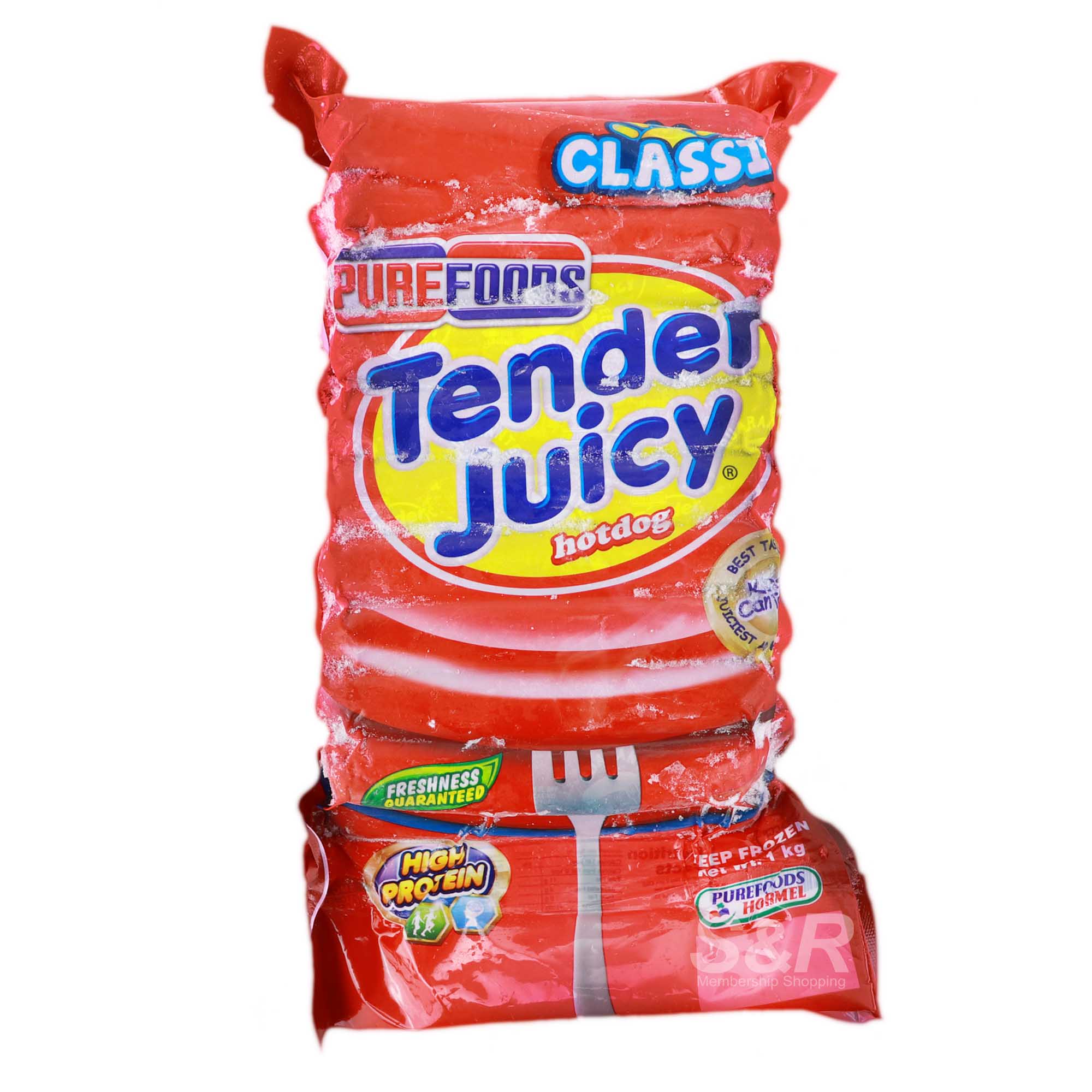 Purefoods Tender Juicy Hotdog 1kg